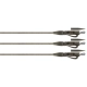 FOX - Závesky Edges Tubing Leadclip Ready Rigs Naturals veľ. 7 3 ks
