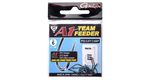 GAMAKATSU - Háčik A1 Team Feeder Pellet Carp # 12