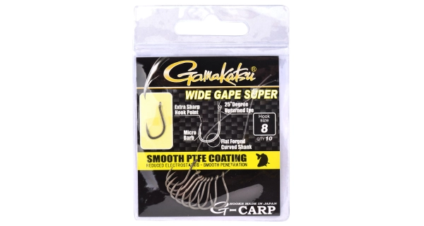 GAMAKATSU - Háčik G-CARP Wide Gape Super veľ. 4