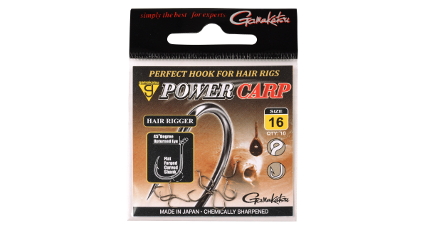 GAMAKATSU - Háčik Power Carp Hair Rigger veľ. 14 10 ks