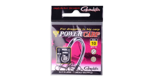 GAMAKATSU - Háčik Power Carp Ring Eye BL NSB 10 ks veľ. 10
