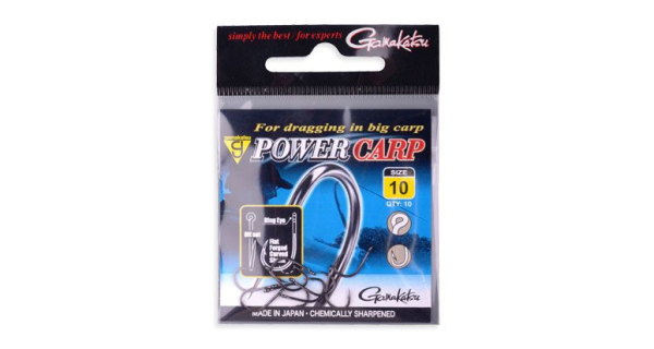 GAMAKATSU - Háčik Power Carp Ring Eye NSB veľ. 14