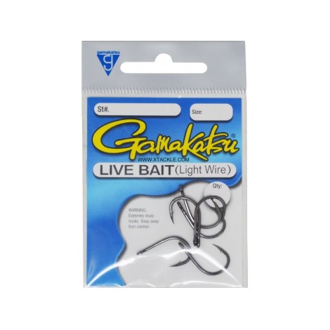 GAMAKATSU - Háčik SW Live Bait Light Wire NS veľ. 1/0