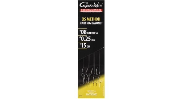 GAMAKATSU - Hotový náväzec Pre Commercial XS Method Eyed Ready Rigs Bayonet 10 cm veľ. 12 8 ks