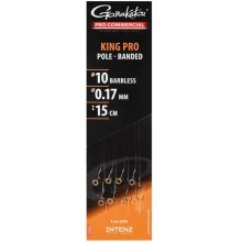 GAMAKATSU - Hotový náväzec Pro Commercial King Pro Eyed Ready Rigs 0,14 mm 15 cm veľ. 16 8 ks
