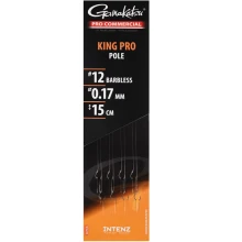 GAMAKATSU - Hotový náväzec Pro Commercial King Pro Spade Ready Rigs 0,13 mm 15 cm veľ. 18 8 ks