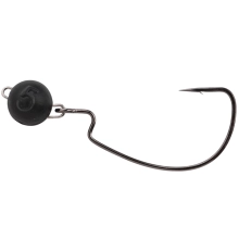 GAMAKATSU - Offset háčik s čeburaškou FreeStyle Rigged Bottom Jigs Black 3 g veľ. 1/0 2 ks
