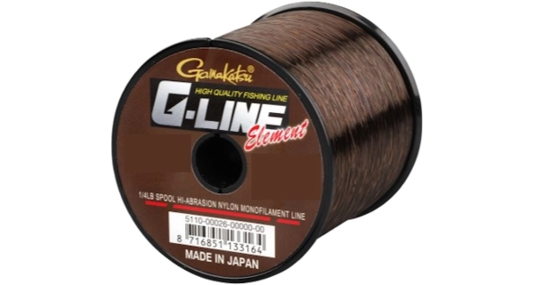 GAMAKATSU - Vlasec G-Line Element Dark Brown 0,40 mm 11,8 kg 755 m