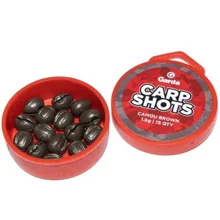GARDA - Broskyne Carp Shots 1,6 g 20 ks Camou Brown