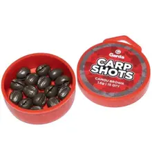 GARDA - Broskyne Carp Shots 1,6 g 20 ks Camou Brown