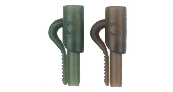 GARDNER - Klip na bočné olovo Covert Lead Clip C-Thru Green 12 ks