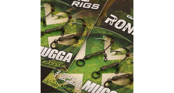 GARDNER - Montáž Ronnie Rig s protihrotom veľ. 4 3 ks