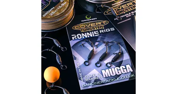 GARDNER - Montáž Tungsten Ronnie Rig s protihrotom veľ. 4 3 ks