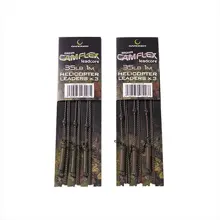 GARDNER - Náväzce Camflex Helicopter Leadcore Leaders 35 lb 1,5 m 3 ks Brown