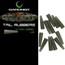 GARDNER - Prevleky Covert Tail Rubbers C-Thru Brown 12 ks