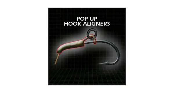 GARDNER - Rovnátka na háčik Covert Pop-Up Hook Aligner Large C-Tru Brown 10 ks