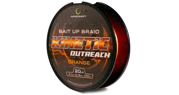 GARDNER - Šokový vlasec Kinetic Outreach Shock Leader 0,26 mm 50 lb 50 m Orange