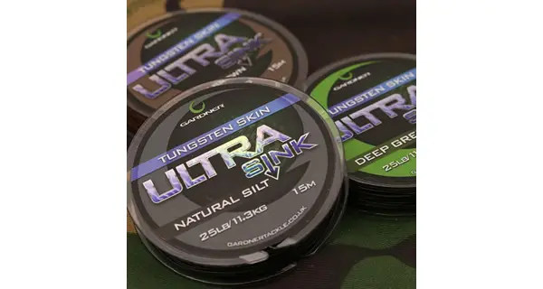 GARDNER - Splietaná šnúra Ultra Sink Tungsten 11,3 kg 15 m Deep Green