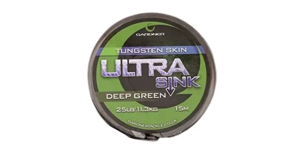 GARDNER - Splietaná šnúra Ultra Sink Tungsten 11,3 kg 15 m Deep Green