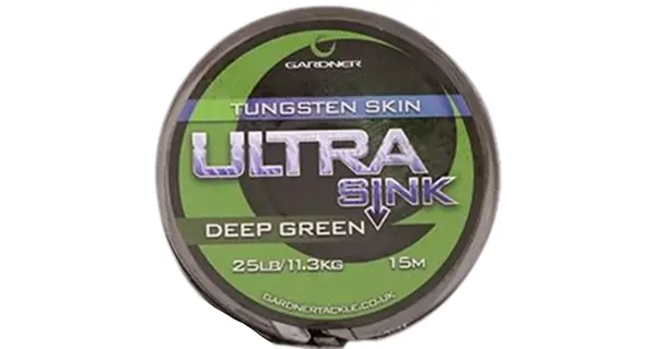 GARDNER - Splietaná šnúra Ultra Sink Tungsten 11,3 kg 15 m Deep Green