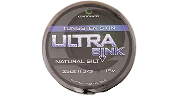 GARDNER - Splietaná šnúra Ultra Sink Tungsten 11,3 kg 15 m Natural Silt