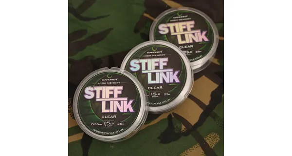 GARDNER - Vlasec Stiff-Link 0,55 mm 11,3 kg 25 m Green