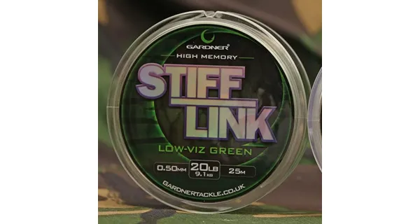 GARDNER - Vlasec Stiff-Link 0,55 mm 11,3 kg 25 m Green