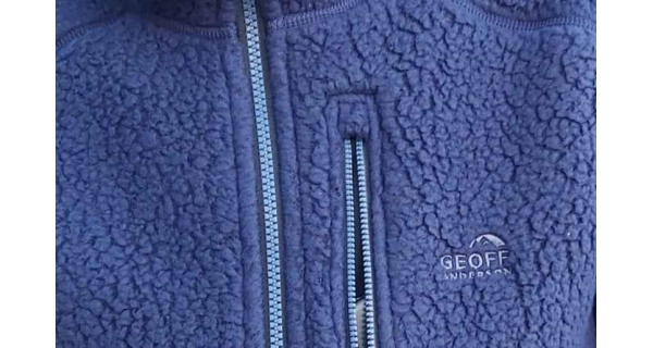 GEOFF ANDERSON - Bunda s kapucňou Teddy modrá veľ. 2XL