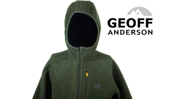 GEOFF ANDERSON - Bunda s kapucňou Teddy zelená veľ. S