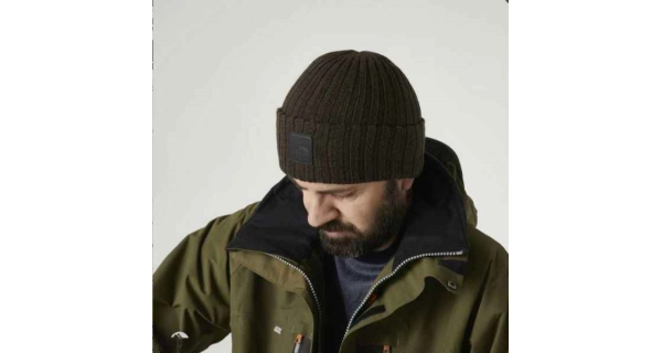 GEOFF ANDERSON - Čiapka WizWool Njal Beanie hnedá