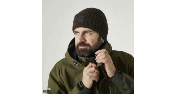 GEOFF ANDERSON - Čiapka WizWool Njal Beanie hnedá