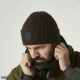 GEOFF ANDERSON - Čiapka WizWool Njal Beanie hnedá