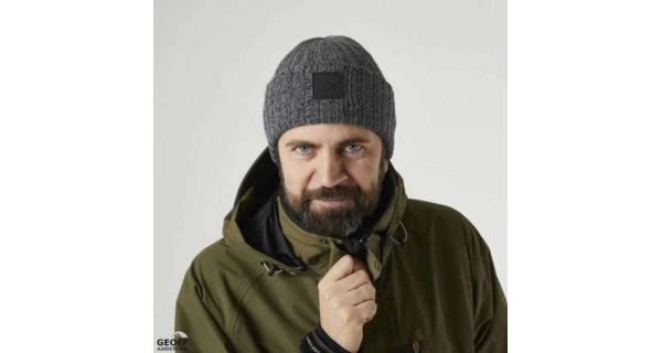 GEOFF ANDERSON - Čiapka WizWool Njal Beanie sivá