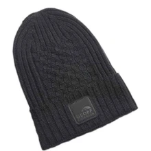 GEOFF ANDERSON - Čiapka WizWool Ulf Beanie čierna