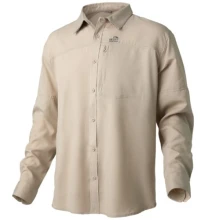 GEOFF ANDERSON - Košeľa s dlhým rukávom Ezmar Light Khaki veľ. 2XL