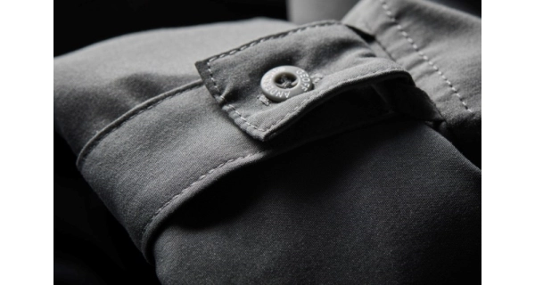 GEOFF ANDERSON - Košeľa s dlhým rukávom Ezmar Mid Weight Soft Šedá veľ. S