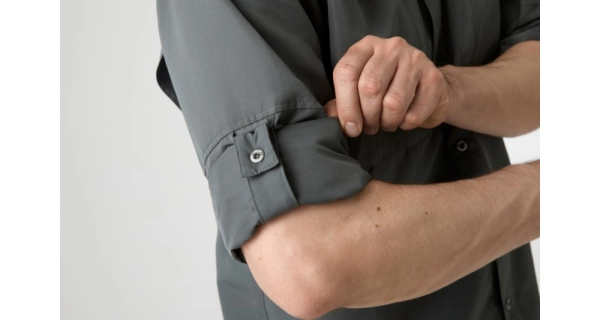 GEOFF ANDERSON - Košeľa s dlhým rukávom Ezmar Mid Weight Soft Šedá veľ. S