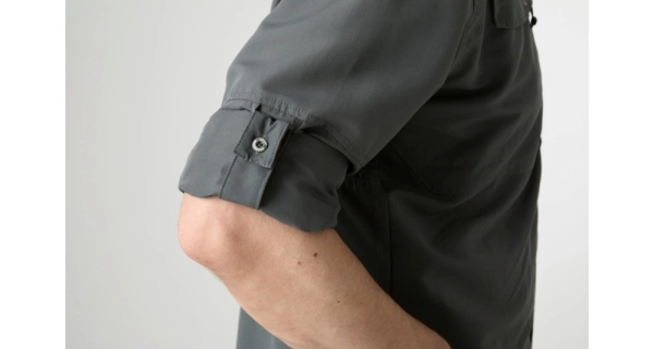 GEOFF ANDERSON - Košeľa s dlhým rukávom Ezmar Mid Weight Soft Šedá veľ. S