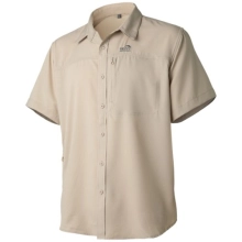 GEOFF ANDERSON - Košeľa s krátkym rukávom Ezmar Light Khaki veľ. XL