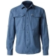 GEOFF ANDERSON - Košeľa Zulo II dlhý rukáv modrá veľ. L