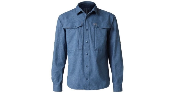 GEOFF ANDERSON - Košeľa Zulo II dlhý rukáv modrá veľ. L