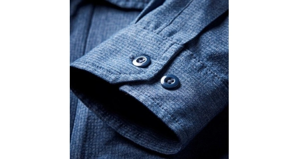 GEOFF ANDERSON - Košeľa Zulo II dlhý rukáv modrá veľ. L