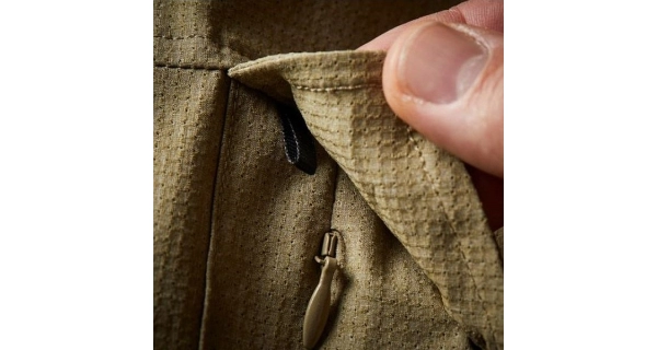 GEOFF ANDERSON - Košeľa Zulo II dlhý rukáv zelená veľ. S