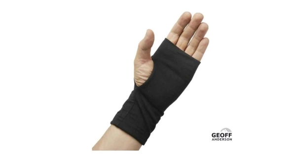 GEOFF ANDERSON - Manžetové rukavice CuFF Warmer Čierne