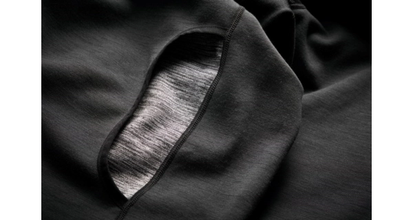 GEOFF ANDERSON - Mikina s kapucňou WizWool 335 Čierna veľ. 2XL