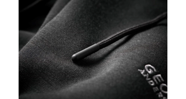 GEOFF ANDERSON - Mikina s kapucňou WizWool 335 Čierna veľ. XL