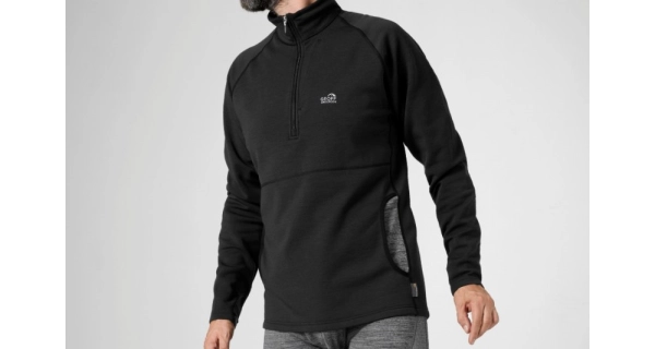 GEOFF ANDERSON - Mikina WizWool 335 Čierna veľ. 2XL