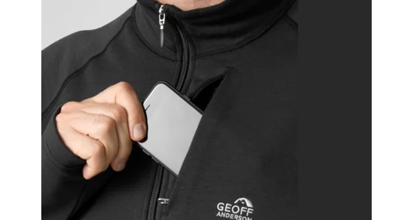 GEOFF ANDERSON - Mikina WizWool 335 Čierna veľ. 3XL