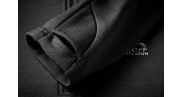 GEOFF ANDERSON - Mikina WizWool 335 Čierna veľ. 4XL