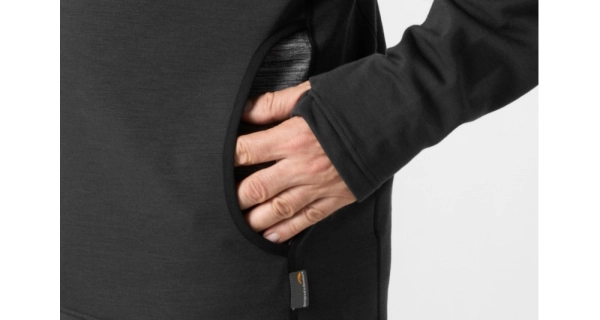 GEOFF ANDERSON - Mikina WizWool 335 Čierna veľ. XL